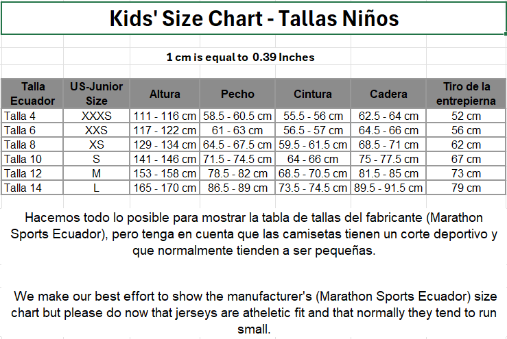Camiseta Oficial Alterna FEF Centenario 100 Años - Edición Limitada Niño