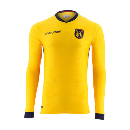 Camiseta Oficial Ecuador Mundial 2026 Home Hombre Manga Larga