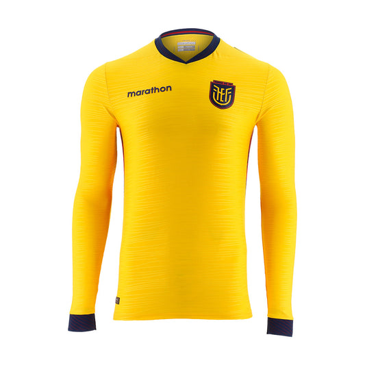 Camiseta Oficial Ecuador Mundial 2026 Home Hombre Manga Larga