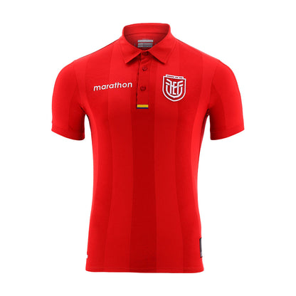 Camiseta Oficial de Arquero FEF Ecuador – Edición Roja Hombre