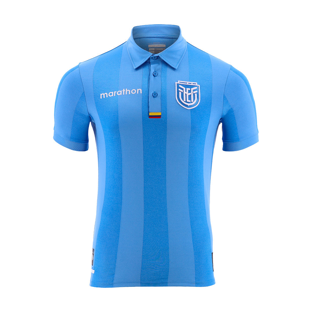 Camiseta Oficial de Arquero FEF Ecuador – Edición Celeste Hombre