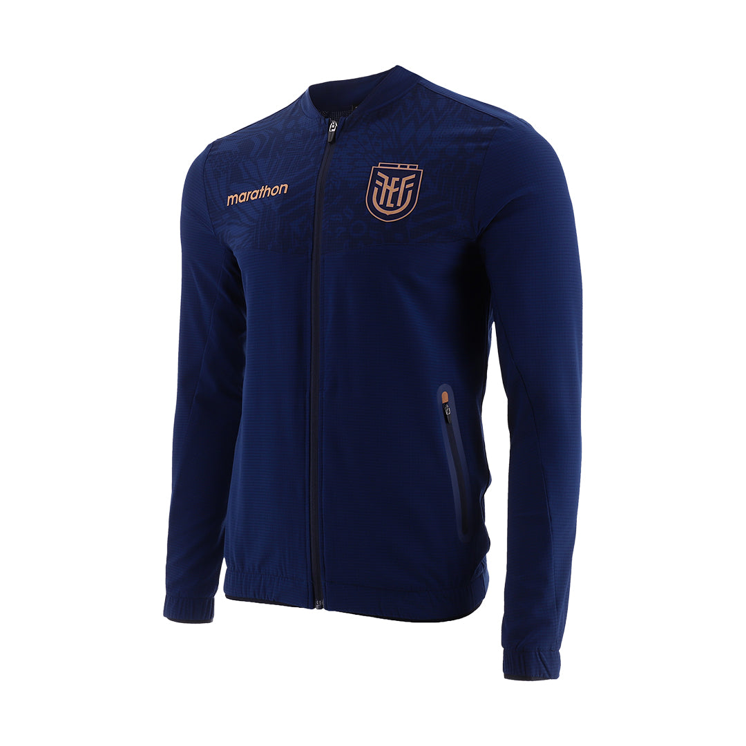 Chompa Oficial de Cancha Ecuador 2026 World Cup - Marathon Sports Azul - Hombre