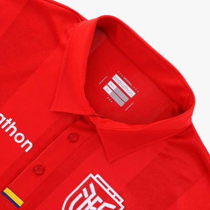 Camiseta Oficial de Arquero FEF Ecuador – Edición Roja Hombre