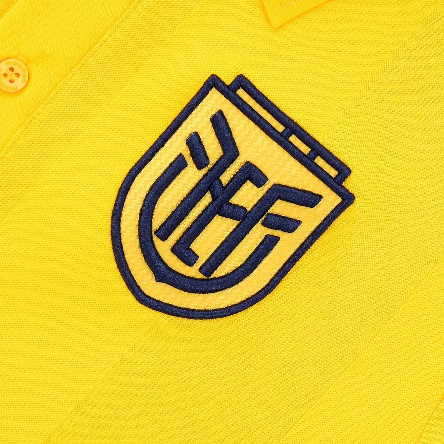 Camiseta Oficial de Arquero FEF Ecuador – Edición Amarilla Hombre