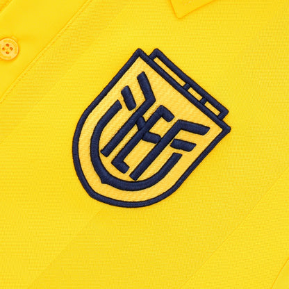 Camiseta Oficial de Arquero FEF Ecuador – Edición Amarilla Hombre